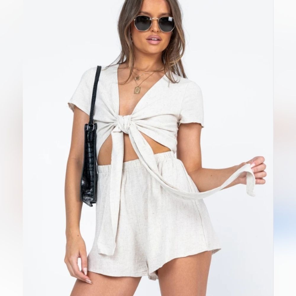 Stylish Cream Jumpsuit